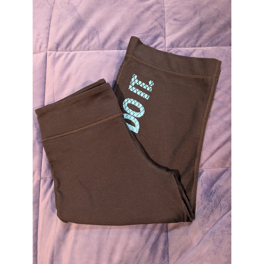 Nike Dri-FIT Leggings Navy Just‎ Do It Capri Cropped Graphic NWT - Size M